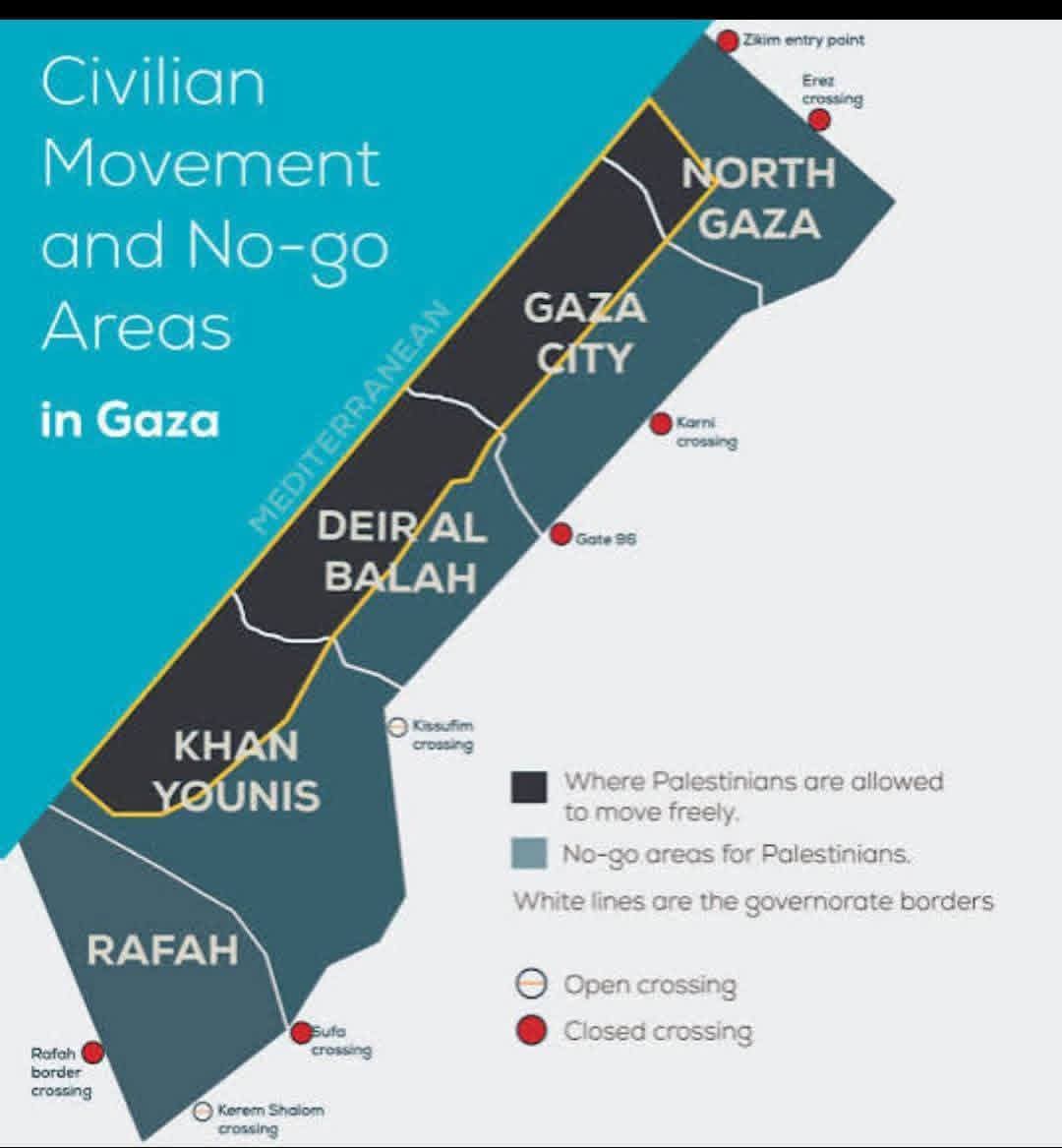Gaza: Overcrowded and Suffering Without End

Gaza, with an area of 365 km² and a population of around 2 million, has residents living in only 42–47% of the territory, while the rest is under Israeli control. This makes it one of the most densely populated areas in the world.