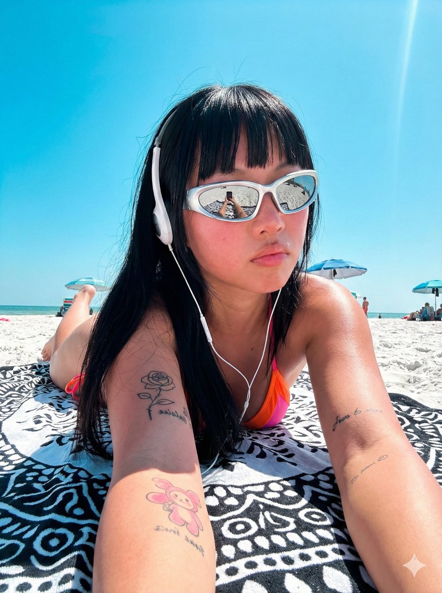 beach portrait sample