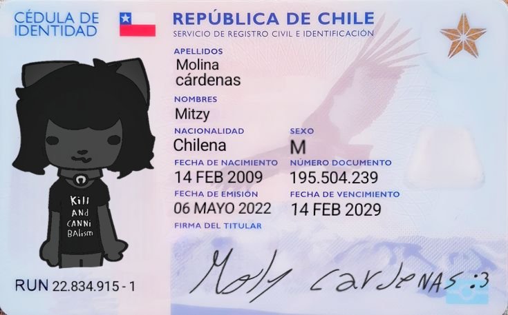 Mitzi_Molina_04's tweet photo. Mi celula de identidad :3 https://t.co/W3oZQjaeL3