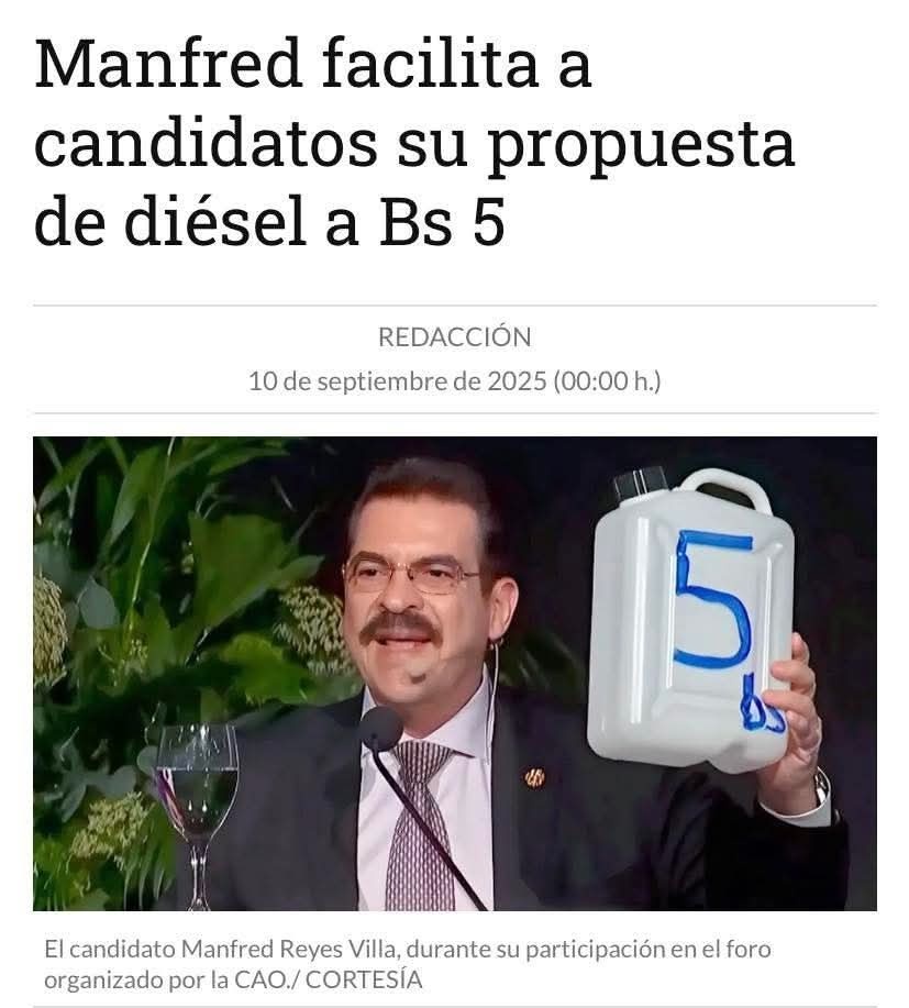 #TataQuispe:
Nadie lo quería pero él parece que podía. 
<a href="/ManfredBolivia/">Manfred Reyes Villa</a> deberías de pasarles la fórmula.

#Bolivia
#CrisisEconómica