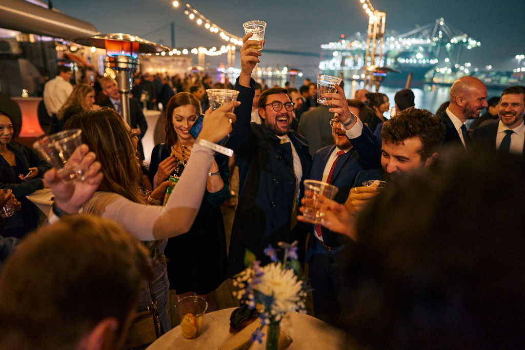 Castelion's tweet photo. Last week, we took a moment to gather aboard the USS Iowa to celebrate the holidays and reflect on what this team has accomplished in 2025. 

We moved from development into sustained flight testing, raised $350M for scaled production, and showed what disciplined urgency looks like when it matters. This team is rising to the occasion at a crucial time for our country.

We might be desert rats, but we clean up well!