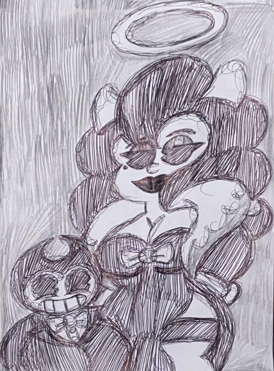 If in doubt, draw Bendy and Alice 

#bendyandtheinkmachine #bendyandthedarkrevival #bendylonewolf #bendythecage #bendysecretsofthemachine #bendyandtheinkfactory #bendymovie #bendythedancingdemon #aliceangel #bendyxalice #drawing