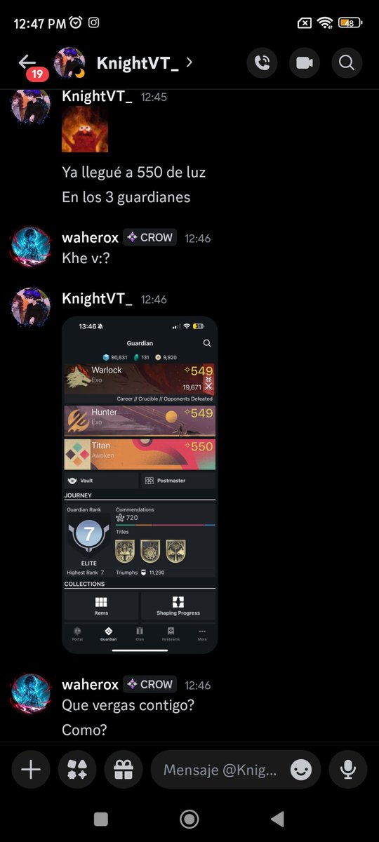 Cabron llevas 5 días que regresaste!!!! <a href="/KnightVT_/">KnightVT</a>