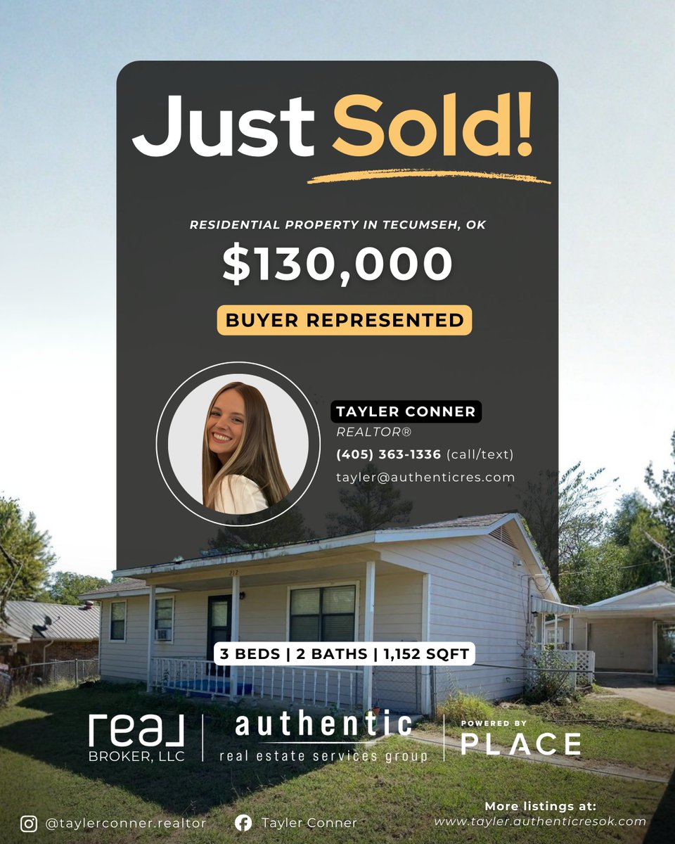 AuthenticRESok's tweet image. Closing day hits different when hard work turns into keys 🔑

Huge congrats to our amazing buyers on officially stepping into their next chapter.

Thinking about buying or selling? Connect with Tayler today!

Tayler Conner - Realtor®
📲 (405) 363-1336 | tayler@authenticres.com