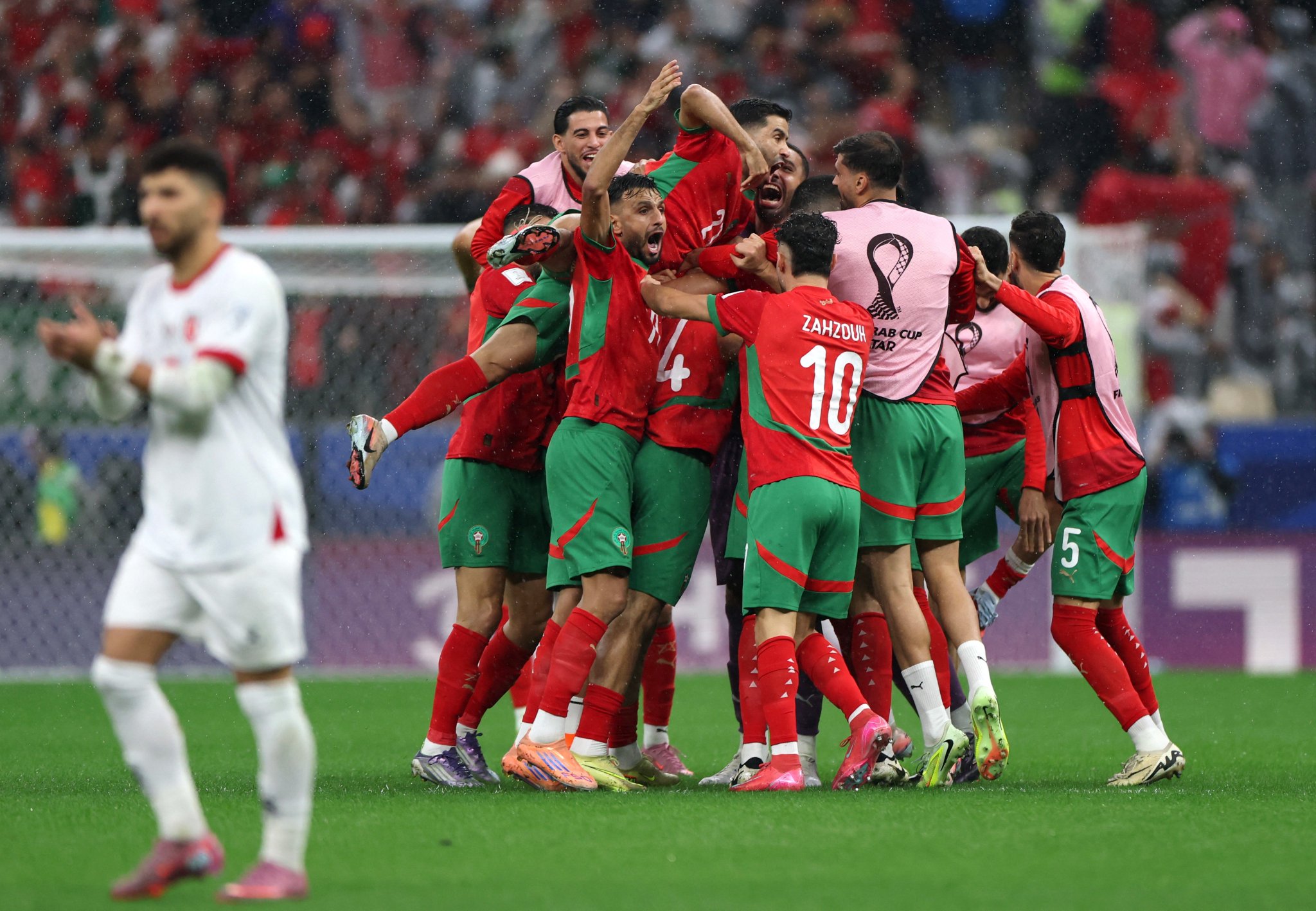 المغرب بطلاً لـ كأس العرب بعد فوزه على الأردن «3 - 2» 