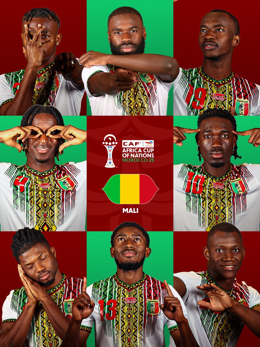 Eagles photoshoot incoming 🦅

Mali looks ready to chase glory in the #TotalEnergiesAFCON2025 🇲🇱