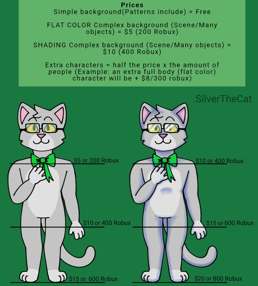 silver the cat (comms open!) tweet media