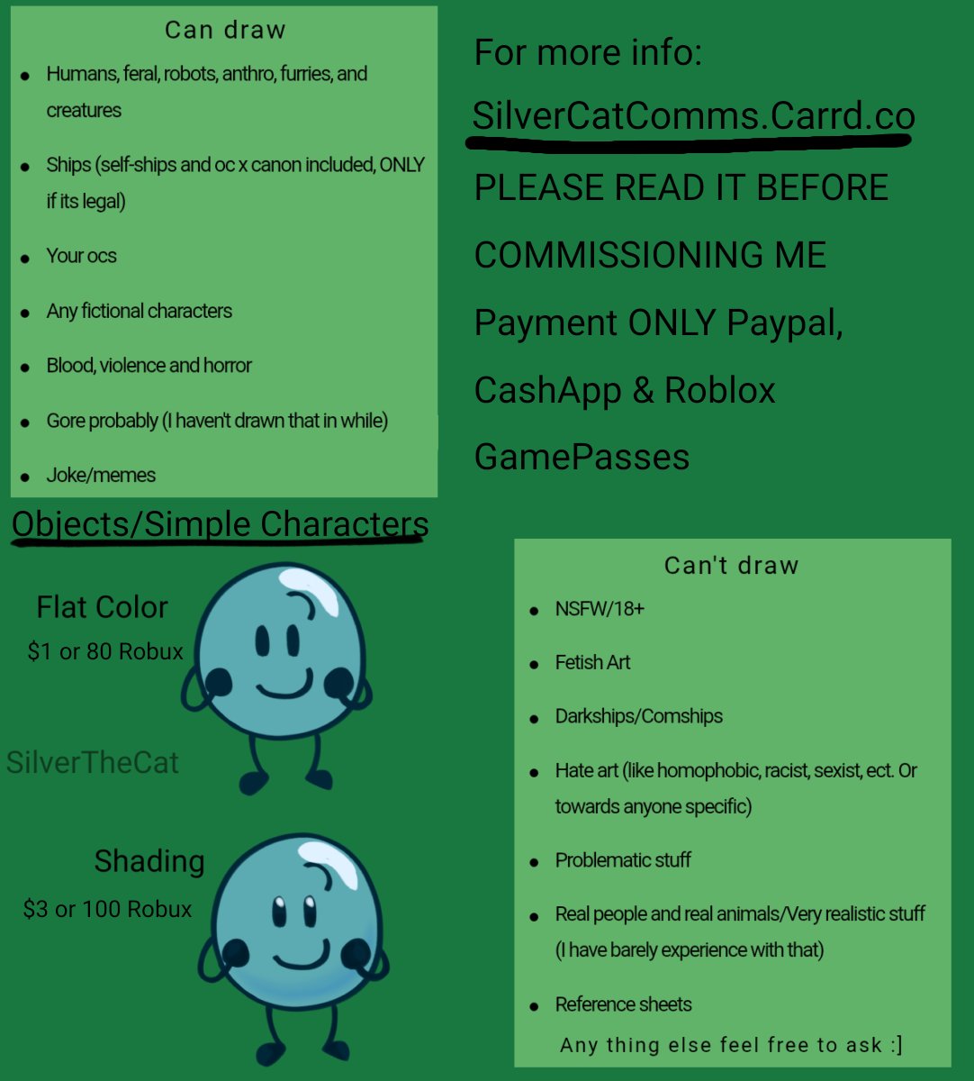 silver the cat (comms open!) tweet media