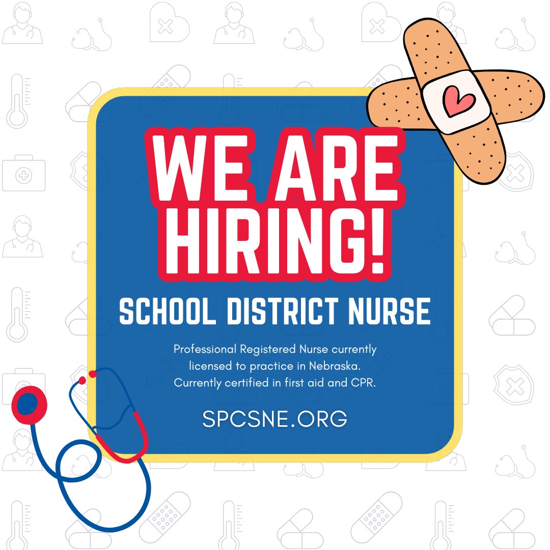 SpringfieldPV's tweet image. 🩺 We’re Hiring a District Nurse (RN)!

Springfield Platteview Community Schools is seeking a licensed Registered Nurse to support student health, wellness, and safety across our district. 194-day contract

Apply today:
springfieldplatteview.schoolspring.com
