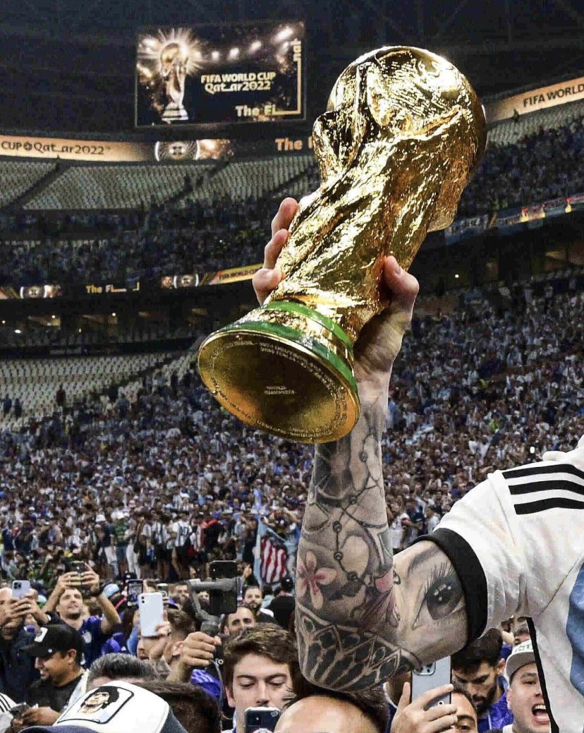 “Eu venci TUDO no futebol, não falta mais nada.”

- Lionel Messi