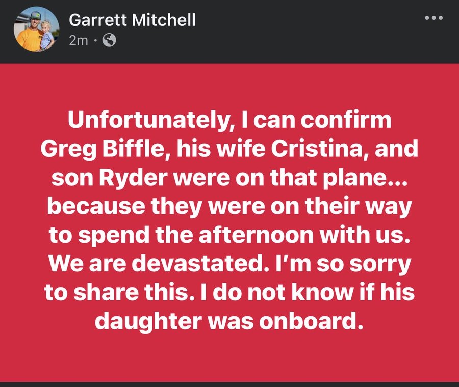 Greg__Snow's tweet photo. @GuntherEagleman From Garrett Mitchell, aka Cletus McFarland. Rest in Peace Greg Biffle. https://t.co/DhPsYrxhUn