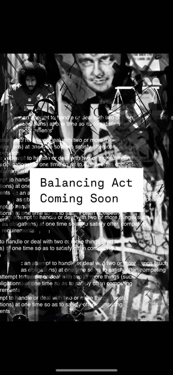 20BelowEnt's tweet photo. Been simmering on low. It’s getting closer tho #BalancingAct https://t.co/JZKEyFUZuD