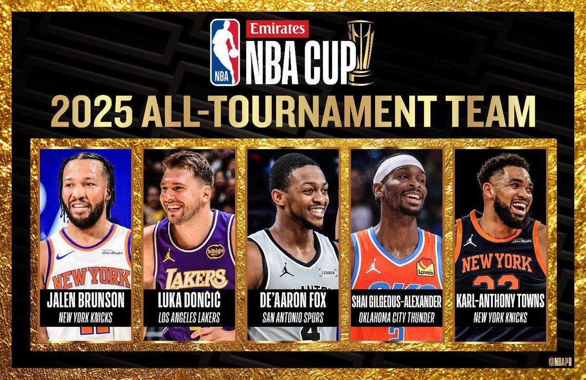 EL EQUIPO IDEAL DE LA NBA CUP.
