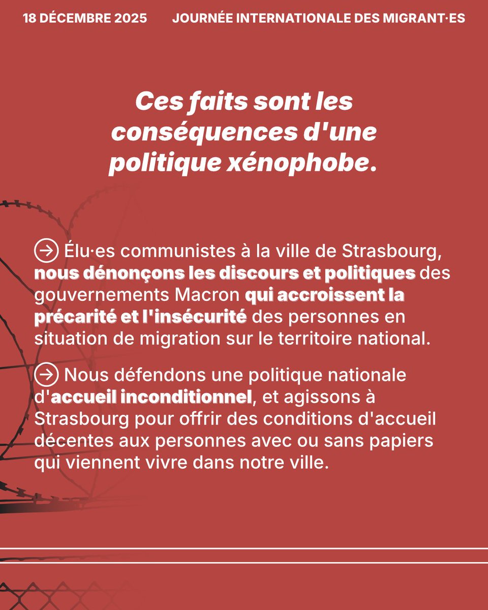 🎒Depuis 25 ans l'ONU a proclamé le 18 décembre la « journée internationale des migrant·es », un jour pour lutter contre les préjugés tenaces qui persistent sur les personnes en situation de migration, un jour pour rappeler que, sans elles et eux, tout s'arrête.