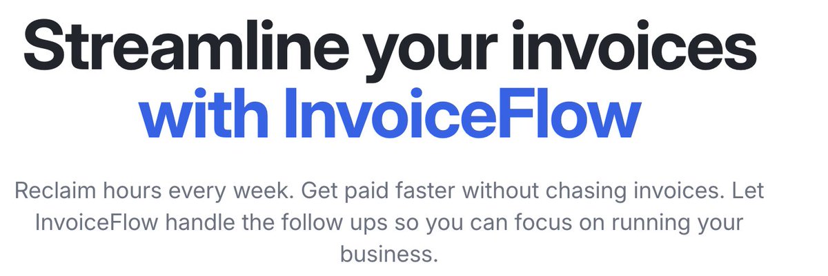 GregKaveh94's tweet photo. @benln https://t.co/xeV7OYzAlQ reads your invoices and automatically chases clients who haven’t paid. https://t.co/Tz2GH4gMWU