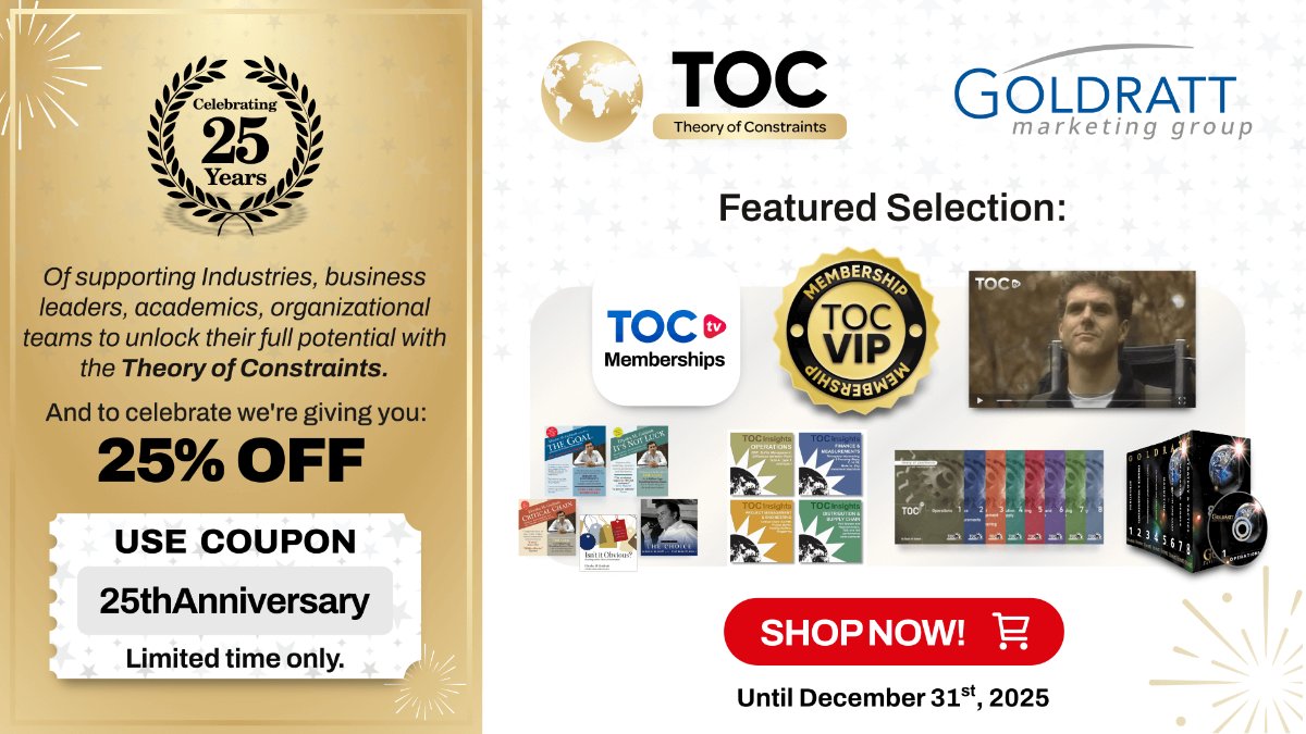 Anniversary Offer - 25% OFF - mailchi.mp/toc-goldratt/a…