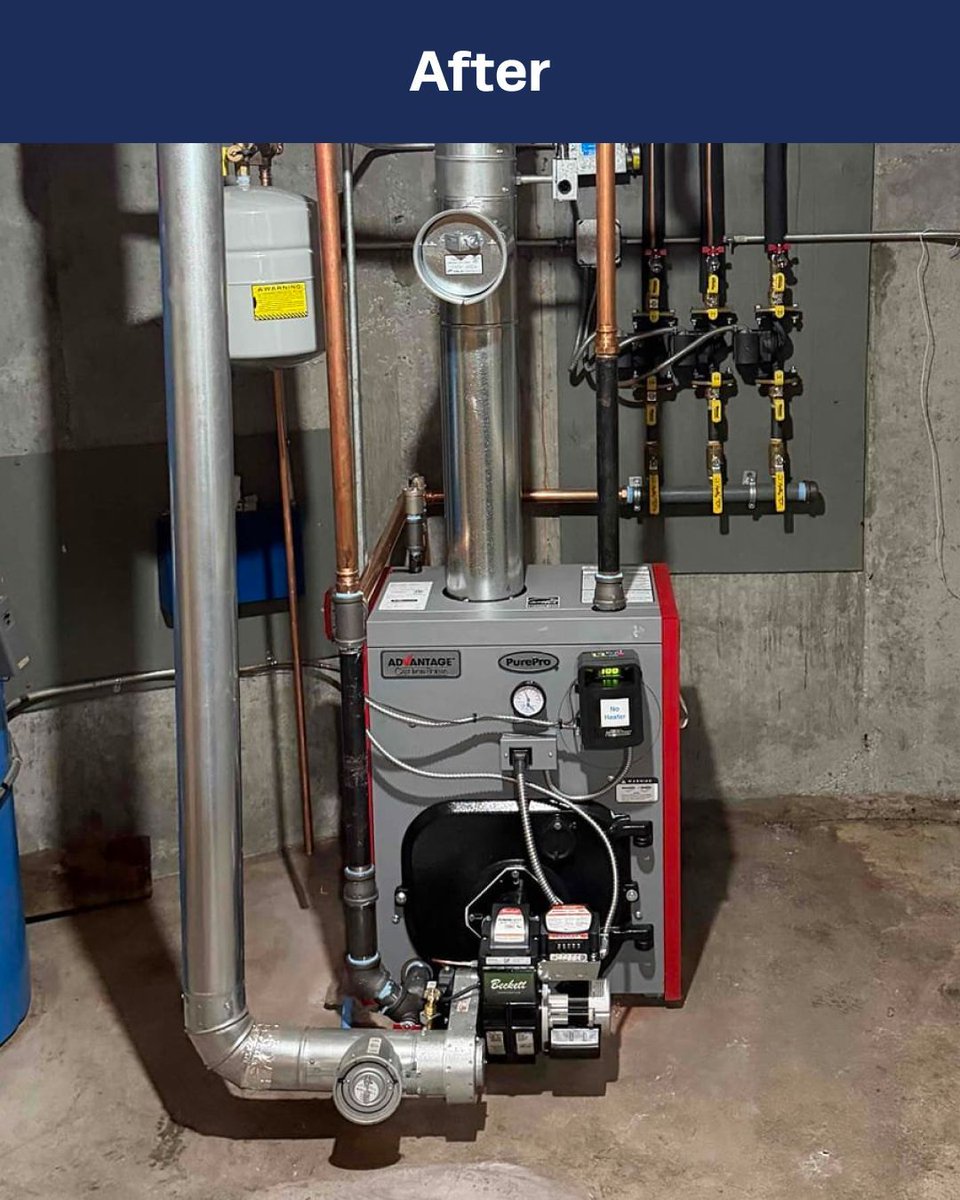 NotturnoHome's tweet image. This aging system burned more fuel, heated less efficiently, and was prone to breakdowns, so we gave it an upgrade. To see how you can get up to $750 cash back on your old system, visit notturnohome.com/coupons/.

#CompleteHomeComfortCompany #NotturnoHomeServices #AC