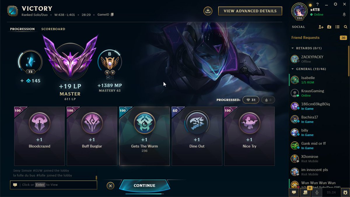 600 , the lion doesn't concern himself with +19 -21.