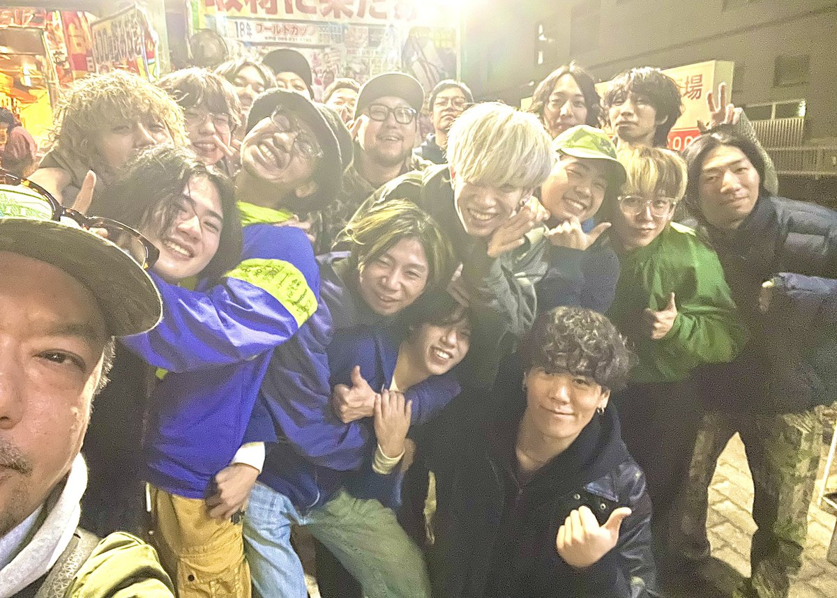 STROKE RECORDSナイト👍
久々のリズミックとかたことと初のDeNeelと会えたこと、そこに地元のhatataも混ぜて貰えて嬉しかったね！