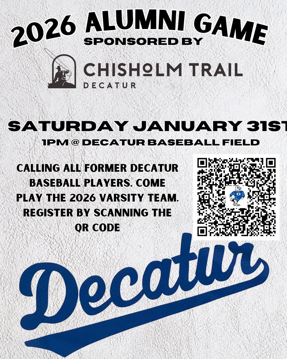 DecaturBsbl's tweet image. Time to pick up the old bat and prove you still got it!