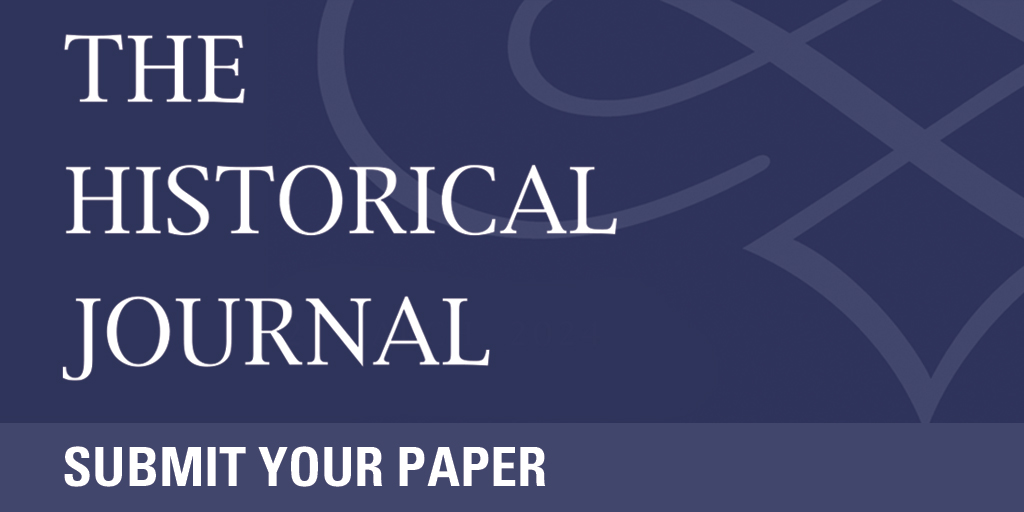 cambUP_History's tweet image. Interested in submitting your article to @HistoricalJnl? Click here for more information. ☑️ cup.org/4j6yL3V

#twitterstorians #history