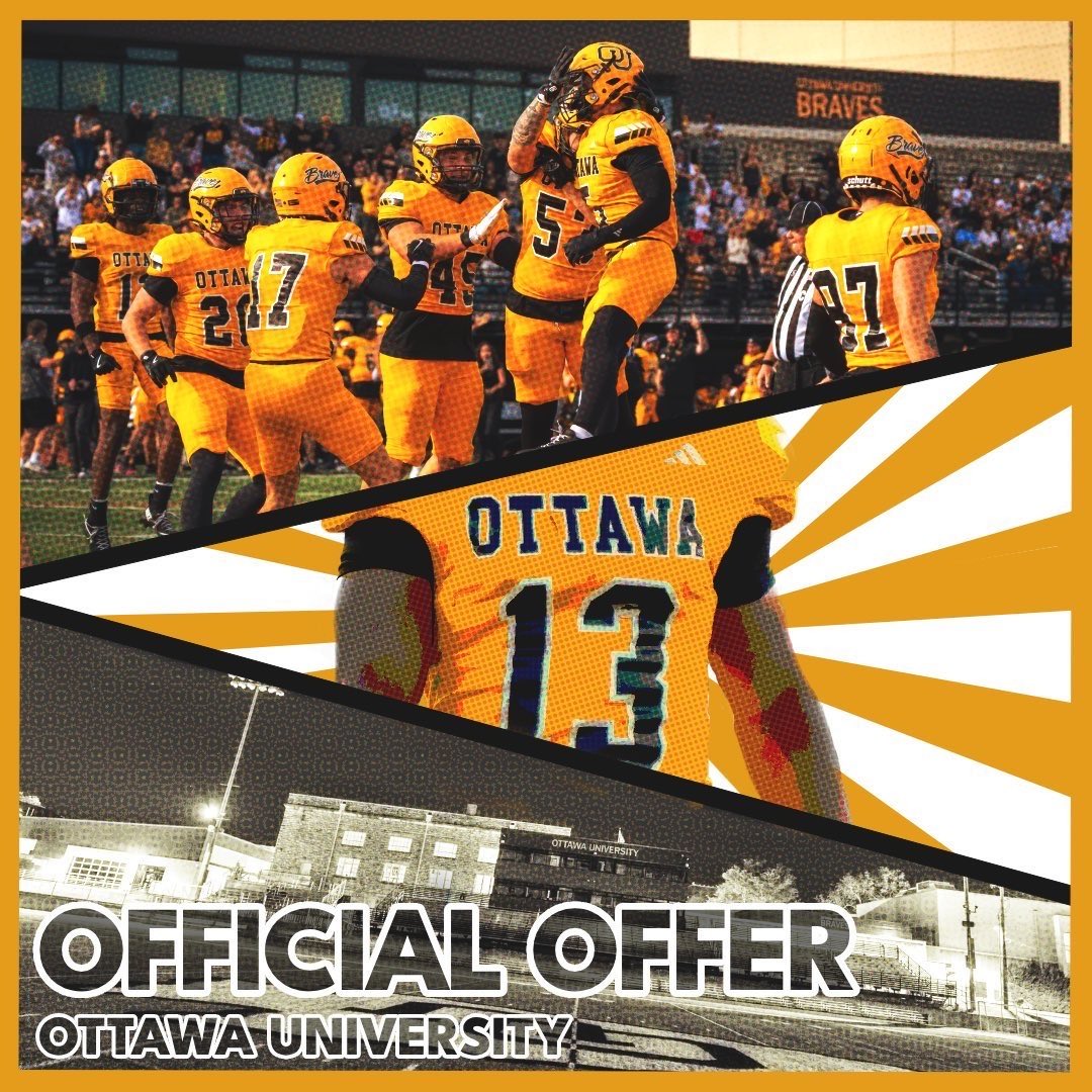 Beyond blessed to receive an offer from <a href="/OttawaBravesFB/">Ottawa Braves Football</a> <a href="/CoachNickDavis/">Nick Davis</a> <a href="/CoachJJHoule/">Coach Houle</a>