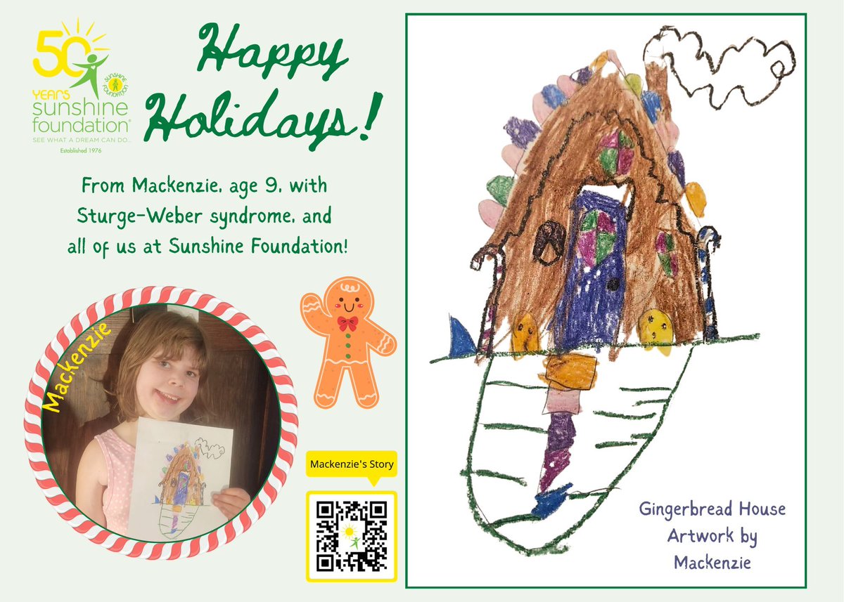 SunFound's tweet image. 🎄✨ Happy Holidays from Mackenzie and all of us at Sunshine Foundation!
May your days be merry and bright. 🌟
Watch Mackenzie’s story here ➡️ buff.ly/klSaGmN
#HappyHolidays #SunshineFoundation #MakingDreamsComeTrue