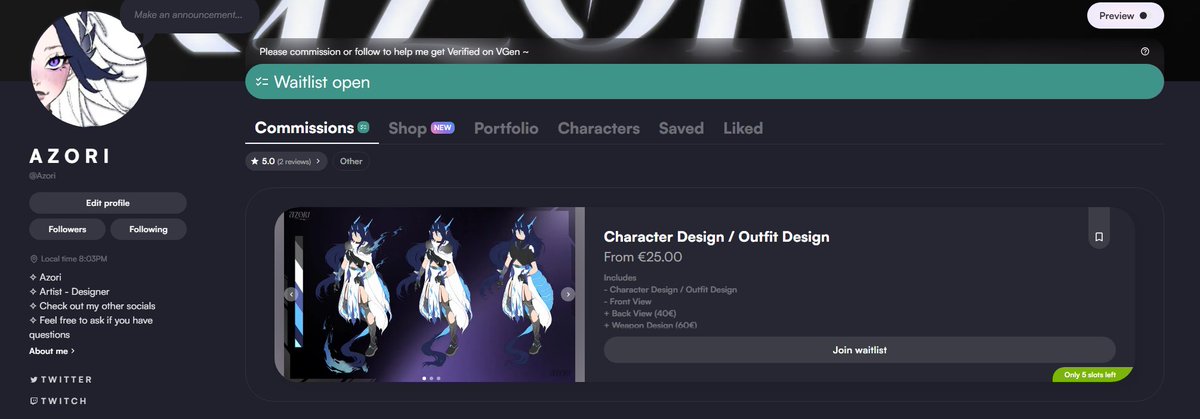 AZORI | ੈ✩‧₊˚ VGEN tweet media