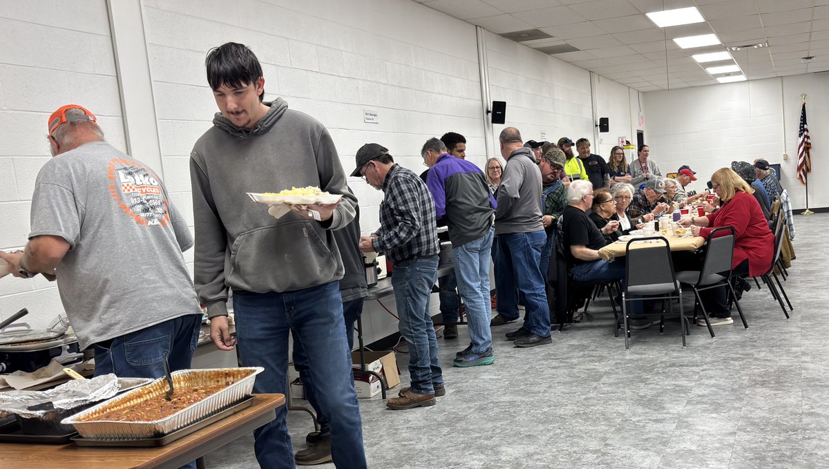 KDOT District Four had its annual Christmas dinner on Wednesday, Dec. 17, at Chanute. Retirees and current employees and their families attended.