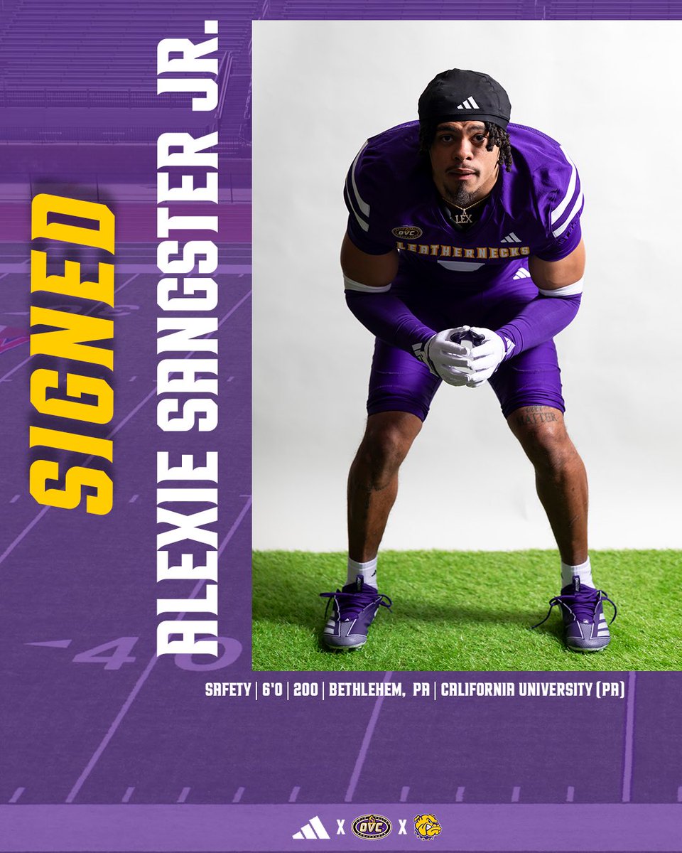 Alexie Sangster Jr. (<a href="/AlexieSangster/">ᴀʟᴇxɪᴇ(ʟᴇx)sᴀɴɢsᴛᴇʀ ᴊʀ</a>) , Safety from Bethlehem, PA, is officially a Leatherneck.

Welcome to the Leatherneck family!

#GoNecks | #OneGoal | #ECI