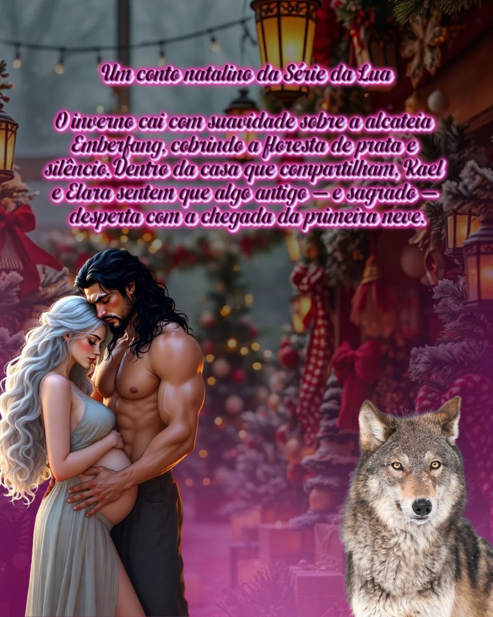 GislaineFolle's tweet photo. Capa e sinopse

Quem não ama um conto natalino?

Sob a lua de Natal

Os lobos te esperam na titia Amazon!

#capa
#sinopse
#lobos
#contodenatal https://t.co/3sWlXMB5P6