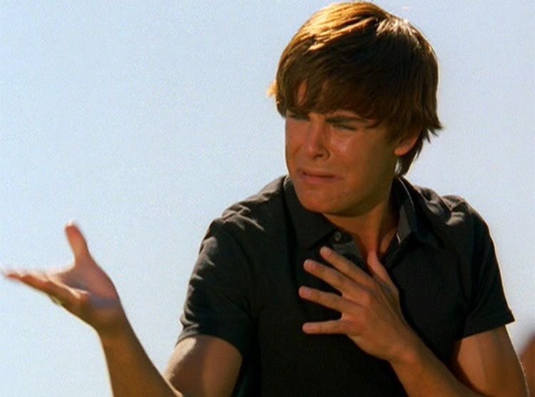 thegwendalupe's tweet image. everytime Troy Bolton was having a breakdown it was peak cinema