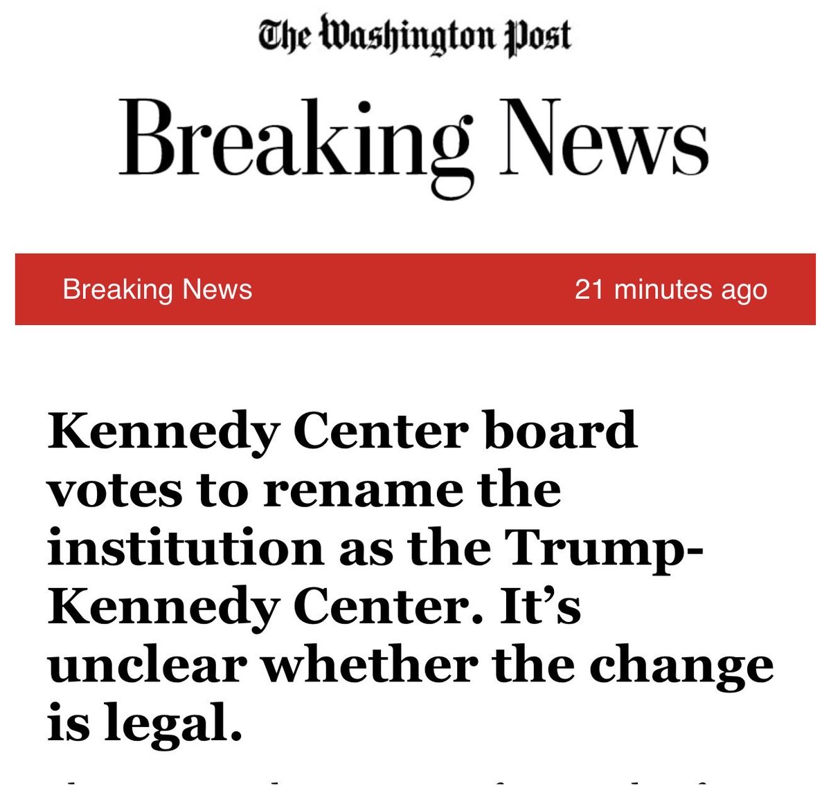 It never ends.