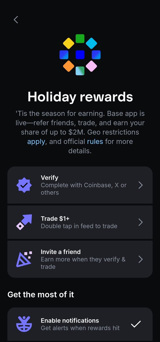 Earn without investing anything.

Download the Base app and grab your share from the $2 million reward pool.

1️⃣ Download the app:
base.app/invite/cryptor…

2️⃣ Sign up with your email, enter the code you receive, and verify.

Share this post. If it reaches 100 shares, I’ll pick 5