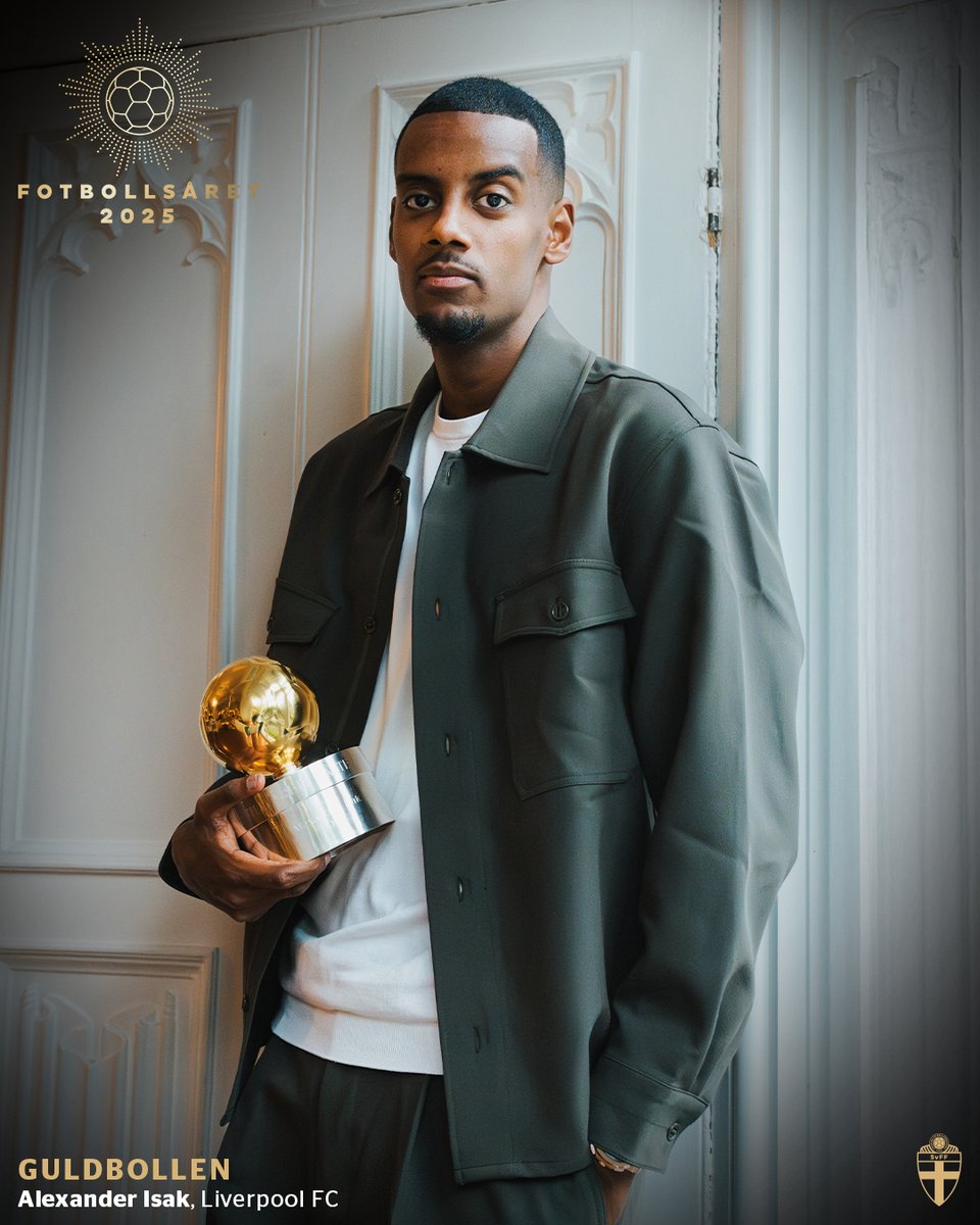 Vinnare av Guldbollen 2025: Alexander Isak 🏆

🗞️ bit.ly/4p3PJ4r