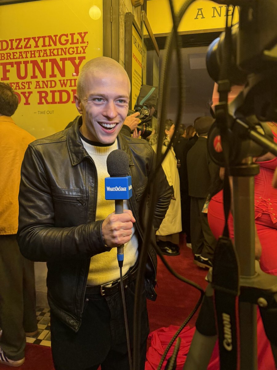 WhatsOnStage's tweet image. Catching up with Joe Locke and Ruaridh Mollica! ✨