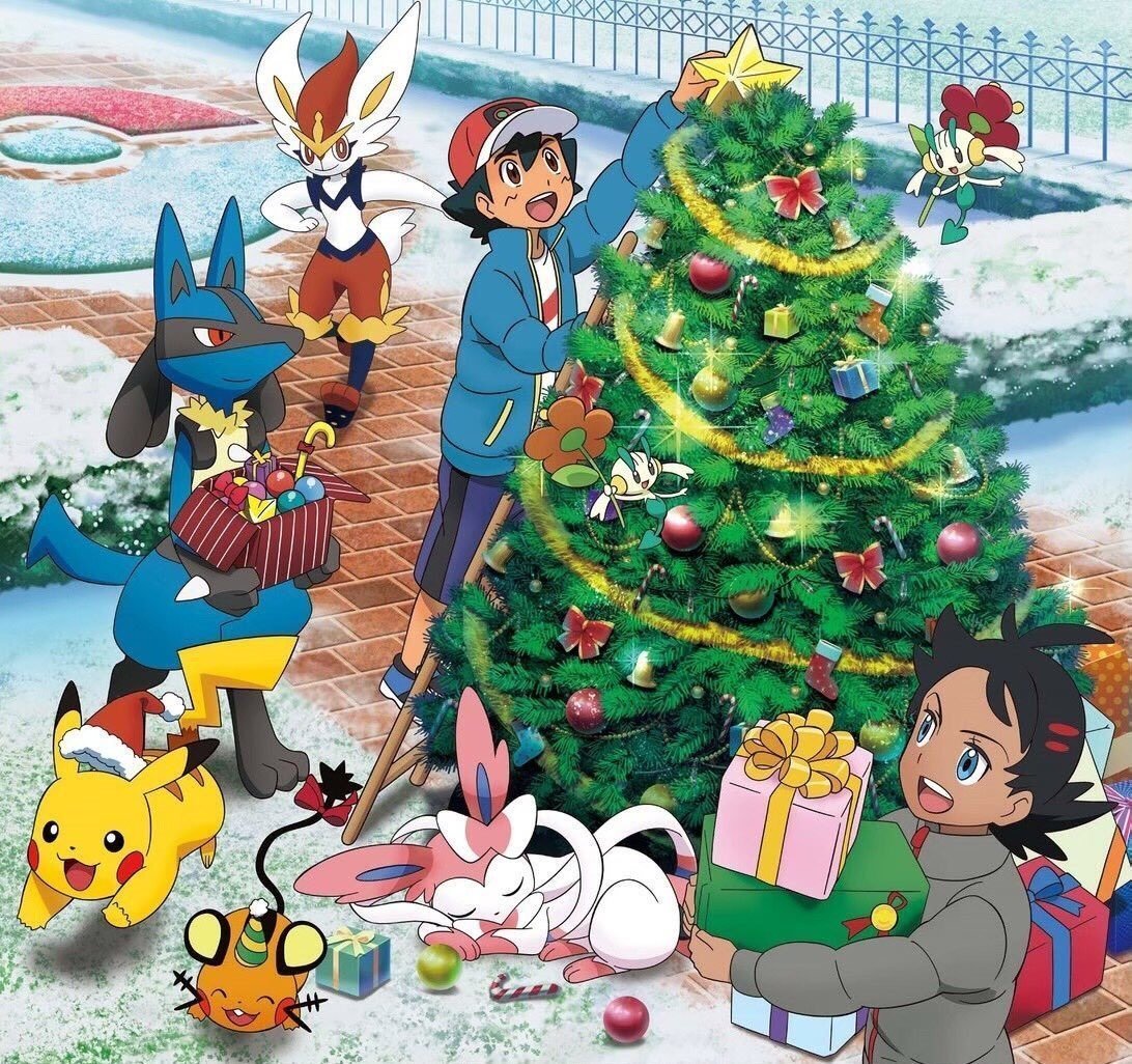 OoCPokemon's tweet photo. christmas time is here, happiness and cheer 🎄 https://t.co/jBJLtbMUfO