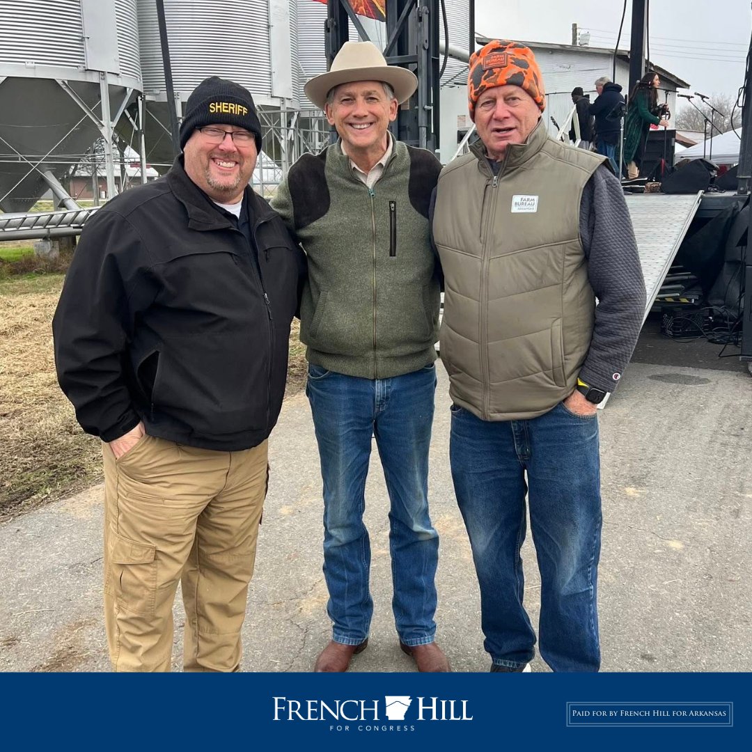 Arkansas farmers feed America, especially during the holidays. Proud to stand with them every step of the way.