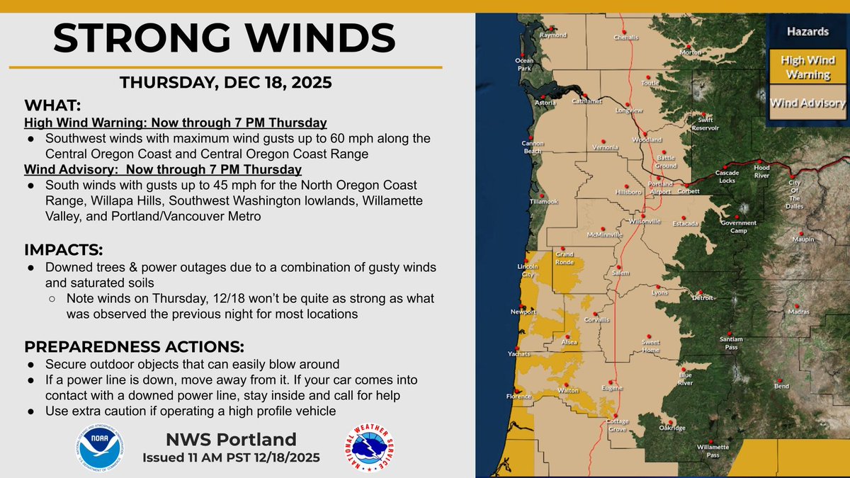 NWS Portland tweet media