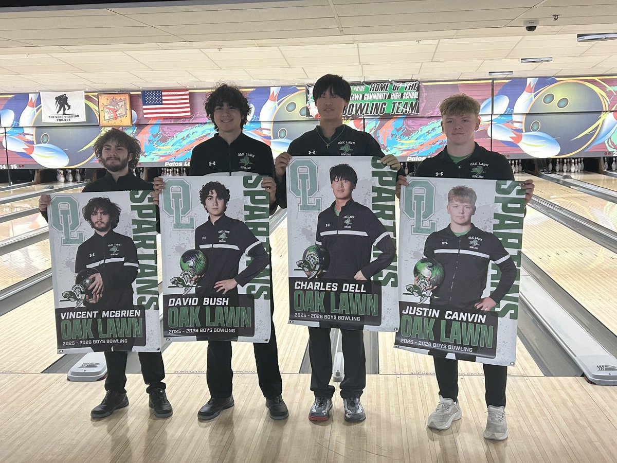 We celebrated Senior Night with a victory over OF. Hard to believe these 4 are finishing up their HS bowling careers next month. Thank you Vinny, David, Charlie, &amp; Justin for your dedication, leadership, and commitment to taking this program to new levels.
# SpartanPride