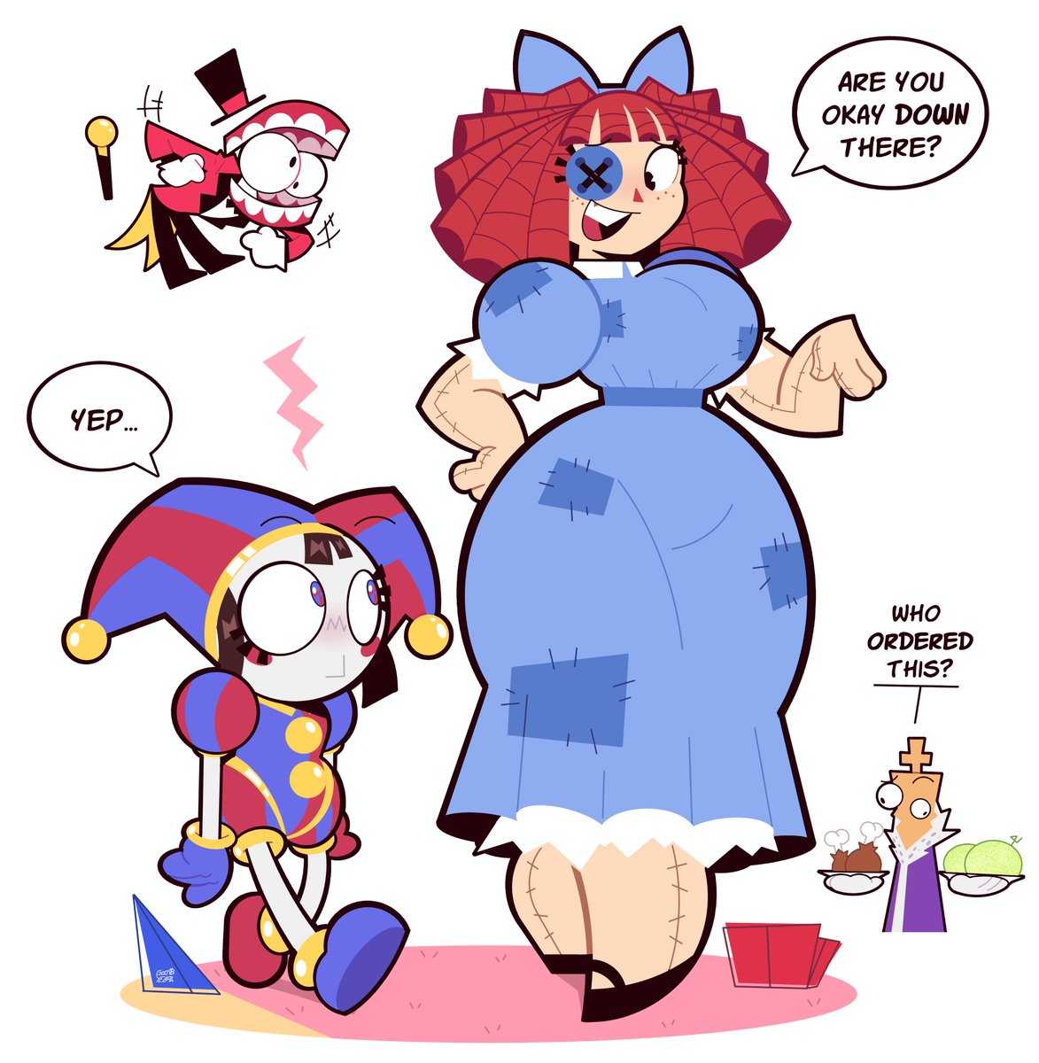 Ragatha &amp; Pomni!👗🤡