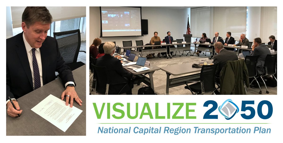 NatCapRegTPB's tweet photo. This week, the TPB approved #Visualize2050, the National Capital Region Transportation Plan. Visualize envisions the region's transportation network for 2050 and includes $297 billion for multimodal projects, maintenance, and system expansion. Learn more: https://t.co/4xTmjL6Vbj https://t.co/gV980eeuhF