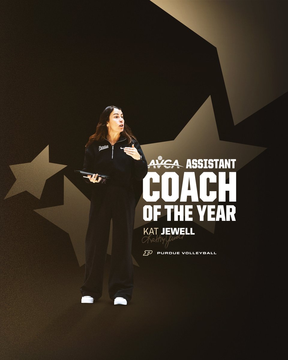 PurdueVB's tweet photo. The best of the best @KJewellPUVB is National Assistant Coach of the Year! 🥳🏅 https://t.co/TNK8BVlOJj