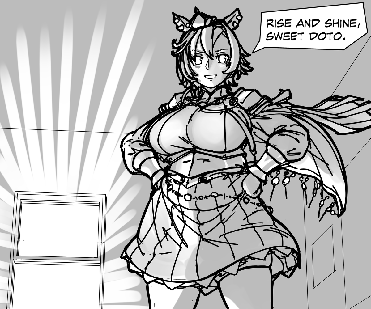 MASSGRAVE_ART's tweet photo. Tits out and a version I didn't go with https://t.co/q85dUhxDUi