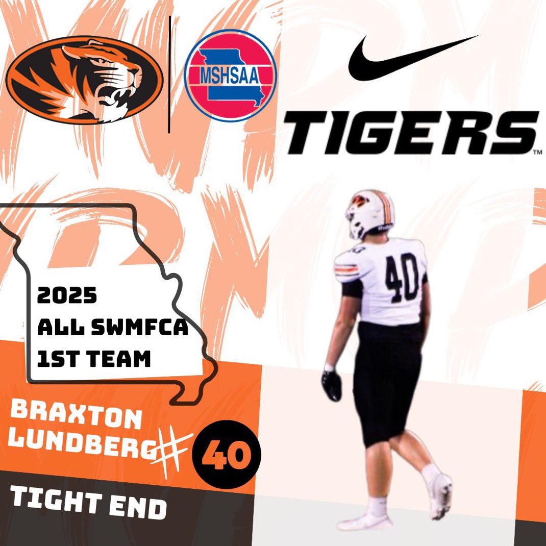 BLundbergBall's tweet photo. #AGTG 

It was a successful season full of great experiences alongside my guys! Sincerely grateful for the accolades!
•All District Class 5
•All SWMFCA 1st team
•All Conference 2nd team

Enjoying getting that off season work put in & excited to see what the future holds.

@RecruitTigersFB @RepMoTigersFB
@COCsportsreport @MidMoRecruiting
@6starfootballMO @TopPreps @PrepRedzone
@The_onlyAjReed @on3 @Rivals
@247Sports @N_W_Sports @bench424nmore

#oline #offensiveline #recruitment #footballrecruit #classof2026

#alldistrict #allswmfca #allconference