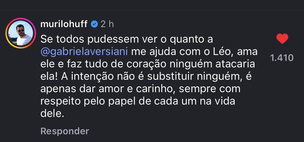 é isso.. e que sorte a do Léo ter alguém assim na vida dele. 🩷