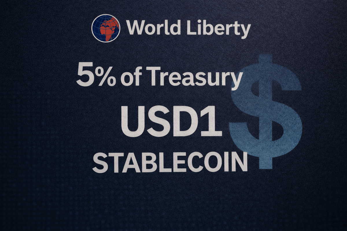 World Liberty Proposes Using 5% of Treasury to Boost USD1 Stablecoin  Adoption #5ofTreasury #Bitcoin #BTC #Crypto #Stablecoin #USD1 #WorldLiberty  https://t.co/sUmW1lT8vJ