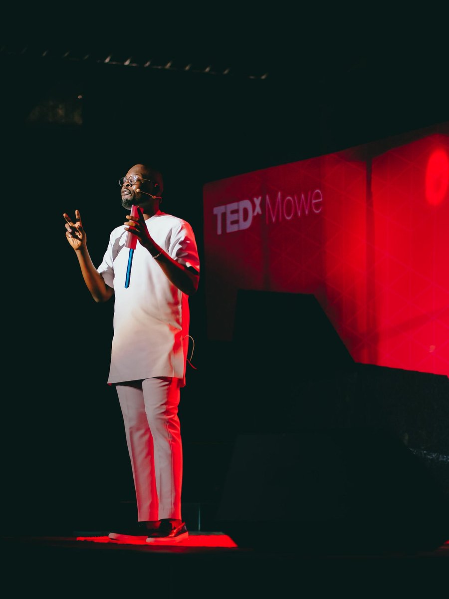 Chude's tweet photo. I looooved the idea of doing both TEDxIkoyi and TEDxMowe in one month.
My charge was clear at the latter:
Africa does not need sexy, unicorn companies.
Africa needs something deeper, quieter, and more powerful.
That is how we grow.
That is how we lead.
#OvertakingIsAllowed https://t.co/SKkkATCKjQ
