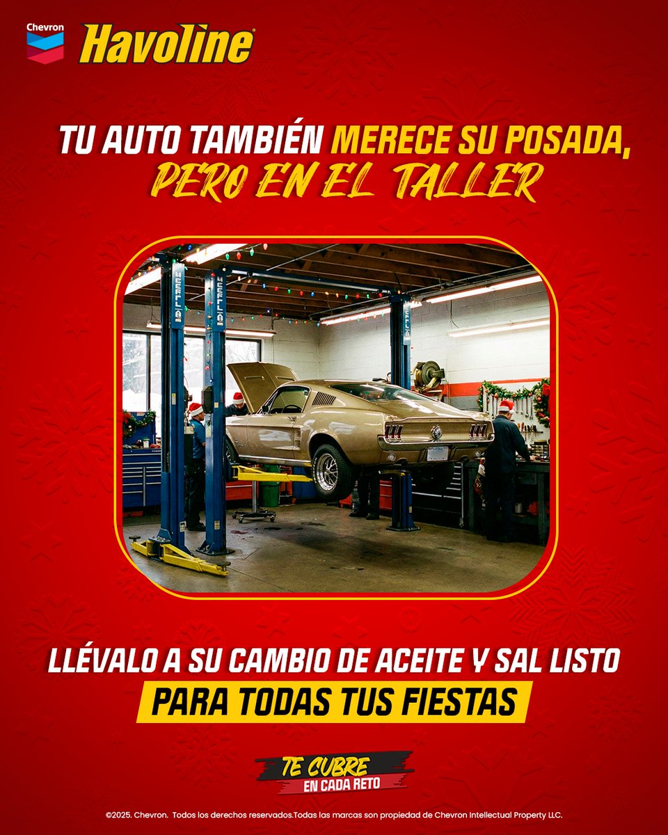 Si tú te alistas para cada posada 📷, tu auto también.
#HavolineTeCubre