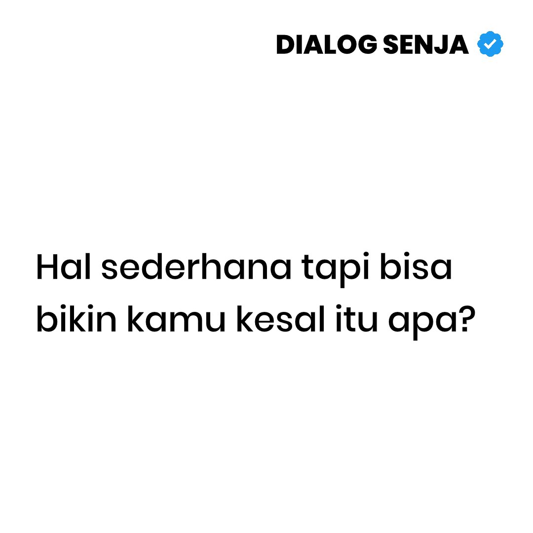 Dialog Senja tweet media